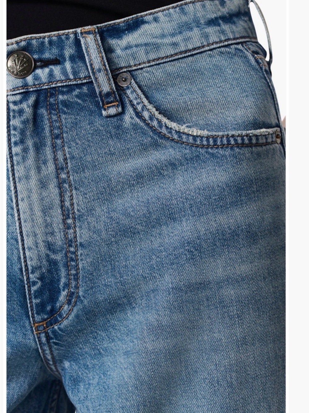 NWT - rag & bone Featherweight Andi * High Waist Ankle * Wide Leg Jeans - Picture 5 of 8